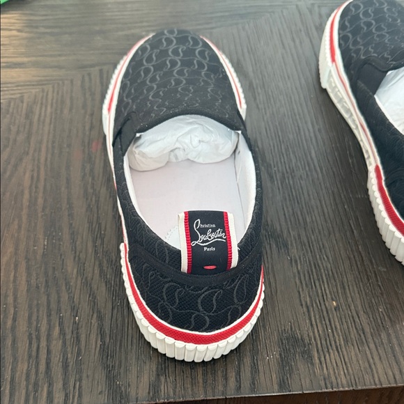Brand new Christian Louboutin Black and White Boat Shoes - Picture 3 of 8